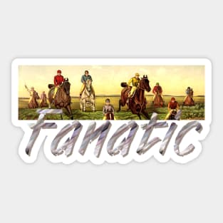 Steeplechase Jump Race Sticker